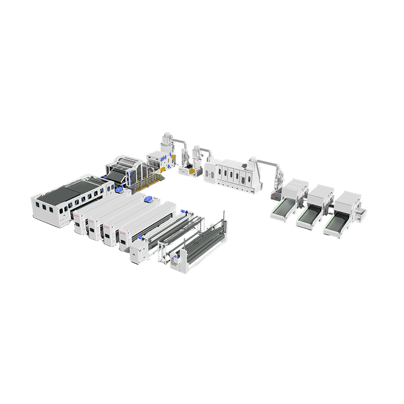 Línea de producción de fieltro perforador de agujas HYL