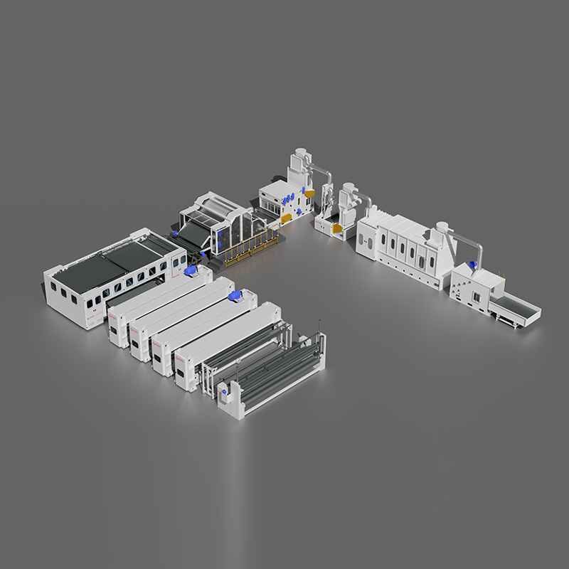 Línea de producción de fieltro perforador de agujas HYL